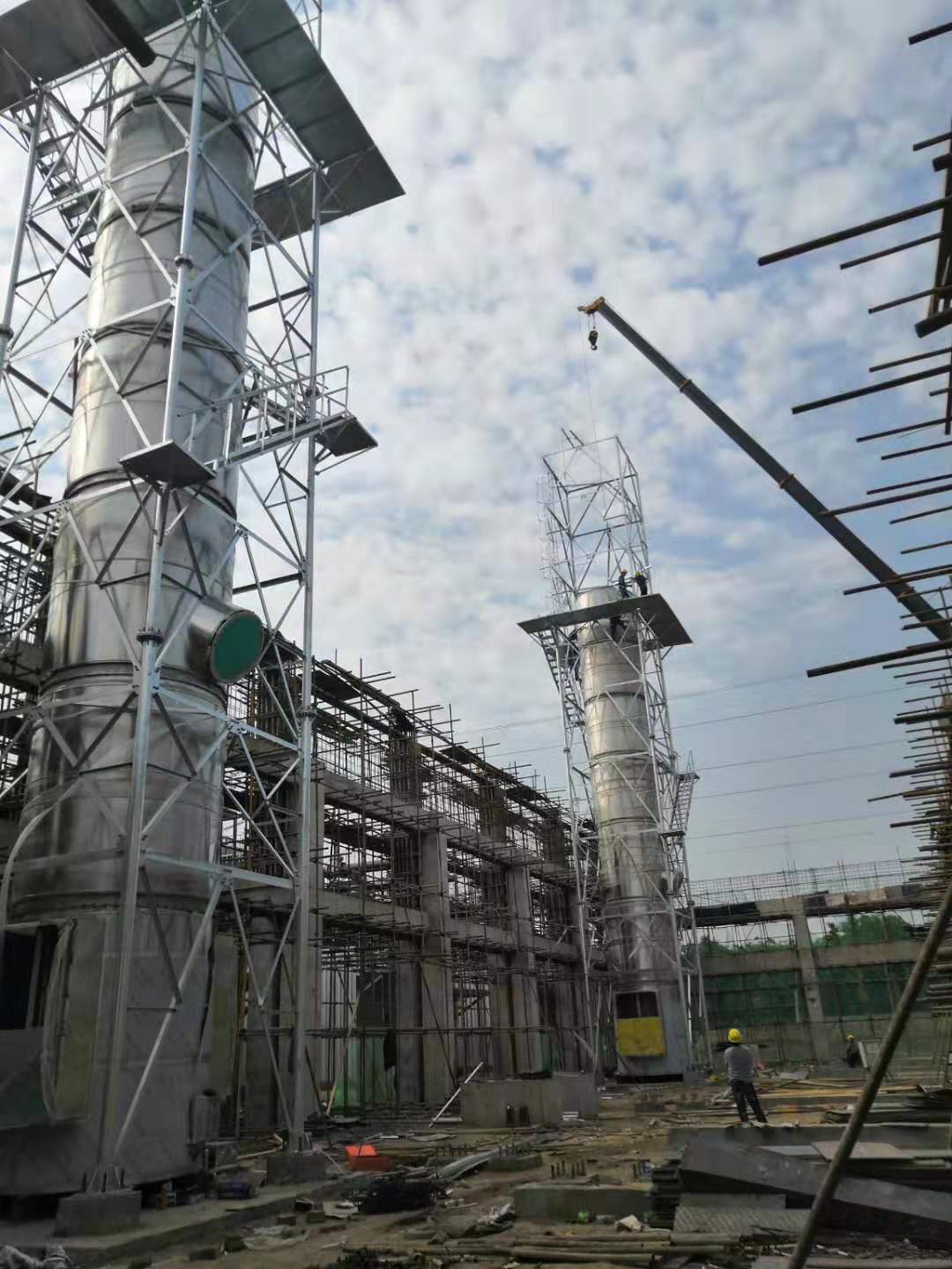 塔架式不銹鋼煙囪
